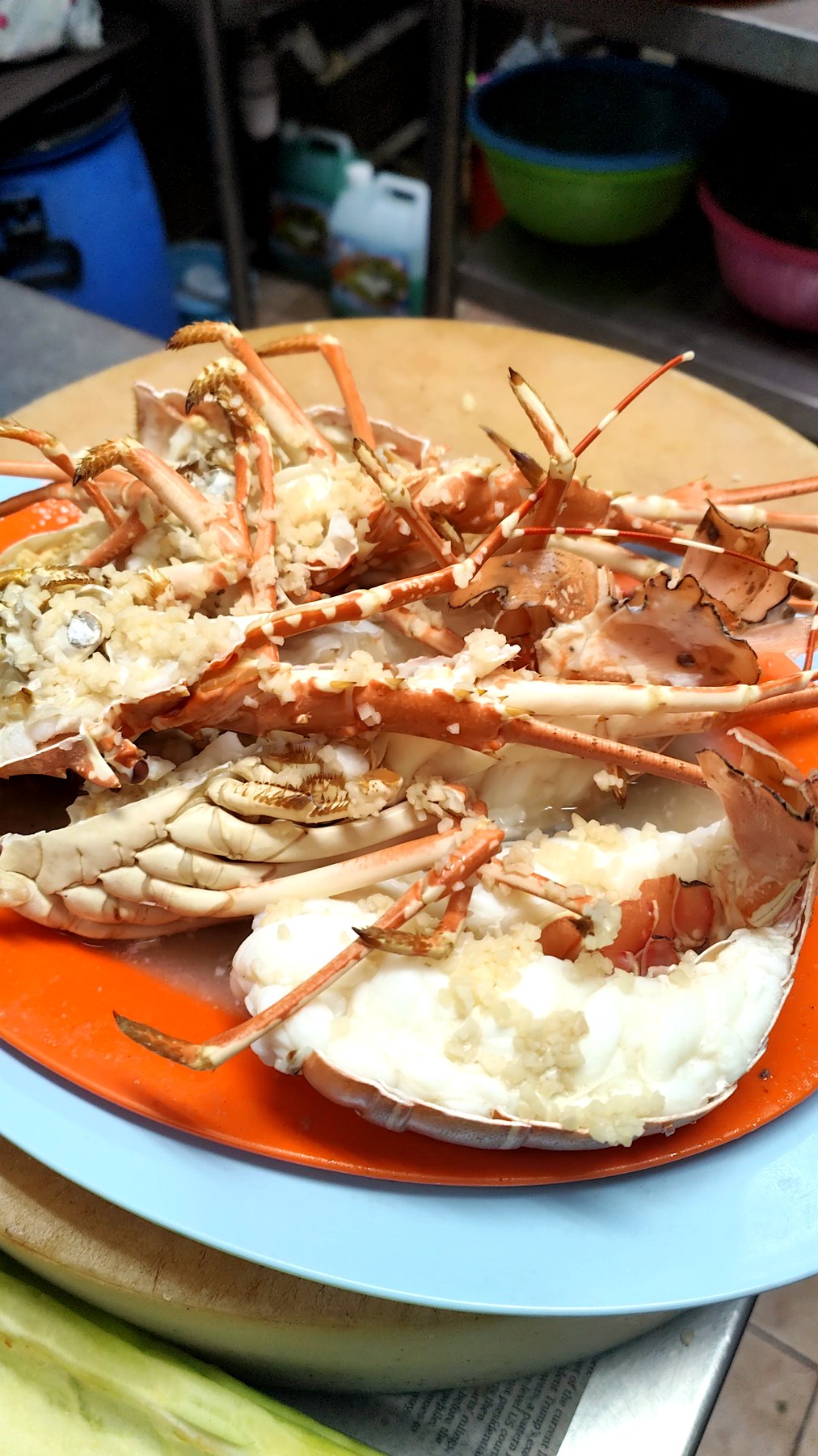 Steamed lobster Singapore